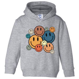 70s Retro Smile Face Cute Happy Peace Toddler Hoodie