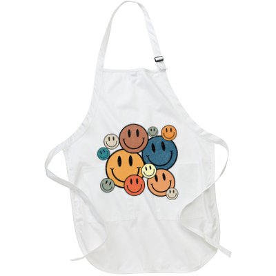 70s Retro Smile Face Cute Happy Peace Apron