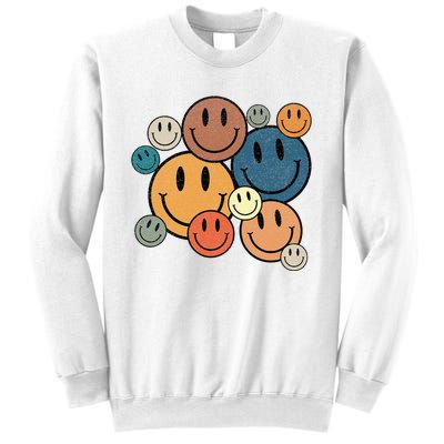 70s Retro Smile Face Cute Happy Peace Sweatshirt