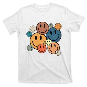 70s Retro Smile Face Cute Happy Peace T-Shirt