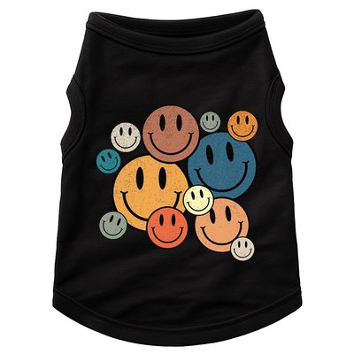 70s Retro Smile Face Cute Happy Peace Smiling Face Doggie Tank