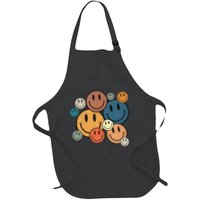 70s Retro Smile Face Cute Happy Peace Smiling Face Apron