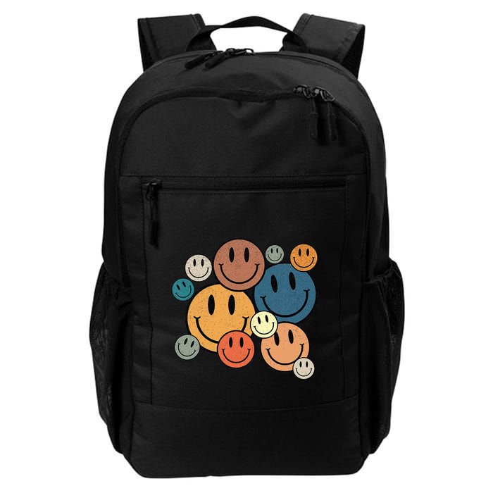 70s Retro Smile Face Cute Happy Peace Smiling Face Backpack