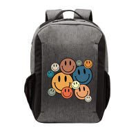 70s Retro Smile Face Cute Happy Peace Smiling Face Vector Backpack