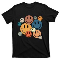 70s Retro Smile Face Cute Happy Peace Smiling Face T-Shirt