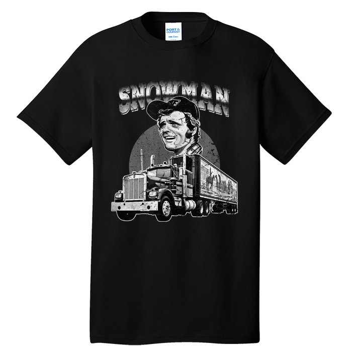 70s Retro Snowman Truck 1970s vintage retro grey Tall T-Shirt