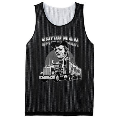 70s Retro Snowman Truck 1970s vintage retro grey Mesh Reversible Basketball Jersey Tank