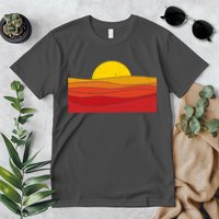 70s Retro Vintage Sunset Premium T-Shirt