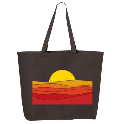 70s Retro Vintage Sunset 25L Jumbo Tote