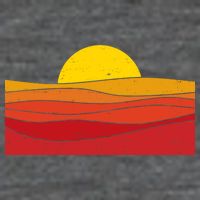 70s Retro Vintage Sunset Toddler T-Shirt