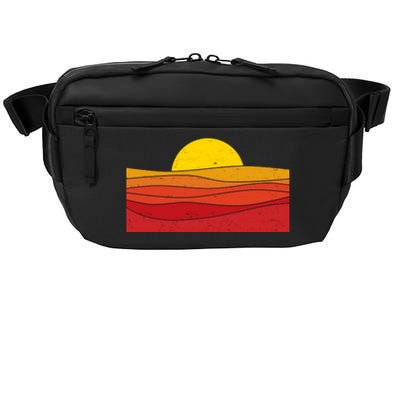 70s Retro Vintage Sunset Crossbody Pack