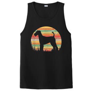 70s Silhouette Dog Lovers PosiCharge Competitor Tank