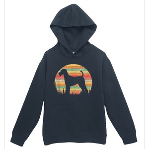 70s Silhouette Dog Lovers Urban Pullover Hoodie