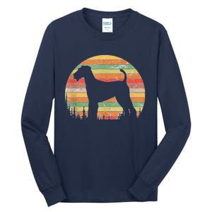 70s Silhouette Dog Lovers Tall Long Sleeve T-Shirt