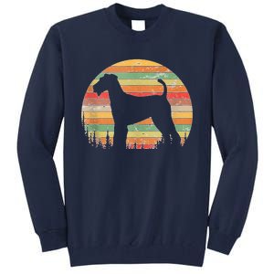 70s Silhouette Dog Lovers Tall Sweatshirt