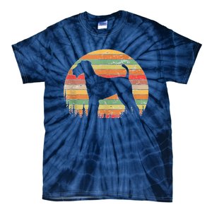 70s Silhouette Dog Lovers Tie-Dye T-Shirt