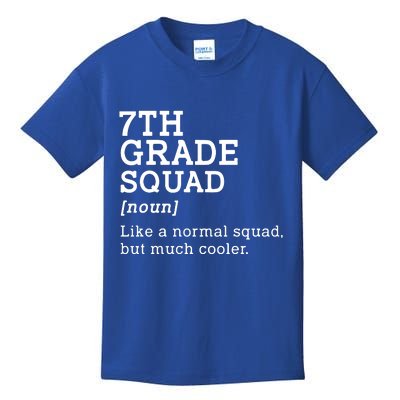 7th Seventh Grade Squad Student Teacher Back To School Gift Kids T-Shirt