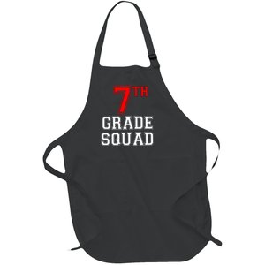 7th Seventh Grade Squad Back To School Teacher Gift Full-Length Apron With Pockets