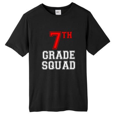 7th Seventh Grade Squad Back To School Teacher Gift Tall Fusion ChromaSoft Performance T-Shirt