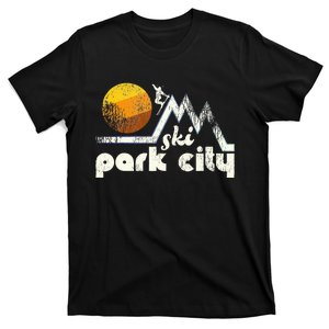 70s Style Ski Park City Utah T-Shirt