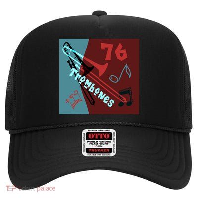 76 Trombones High Crown Mesh Back Trucker Hat