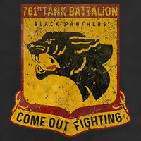 761st Tank Battalion 7 Panel Mesh Trucker Snapback Hat