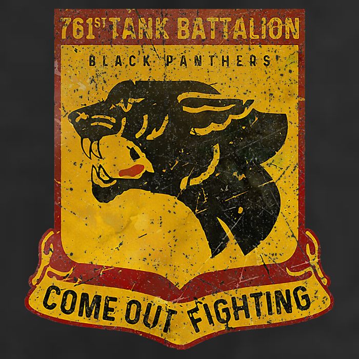 761st Tank Battalion 7 Panel Mesh Trucker Snapback Hat