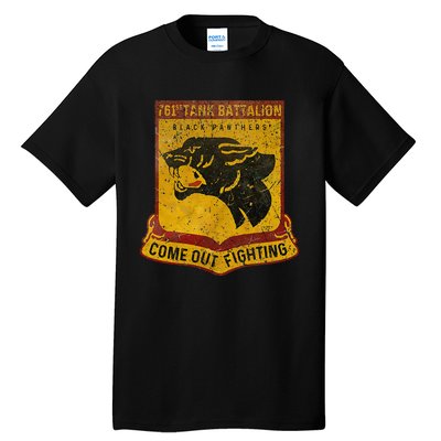 761st Tank Battalion B.L.A.C.K. P.A.N.T.H.Er Tall T-Shirt