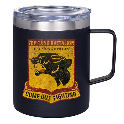 761st Tank Battalion 12oz Stainless Steel Coffee Mug