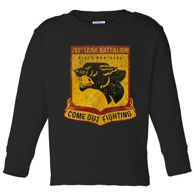 761st Tank Battalion Toddler Long Sleeve Shirt