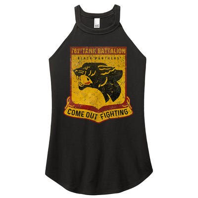 761st Tank Battalion Women's Perfect Tri Rocker Tank