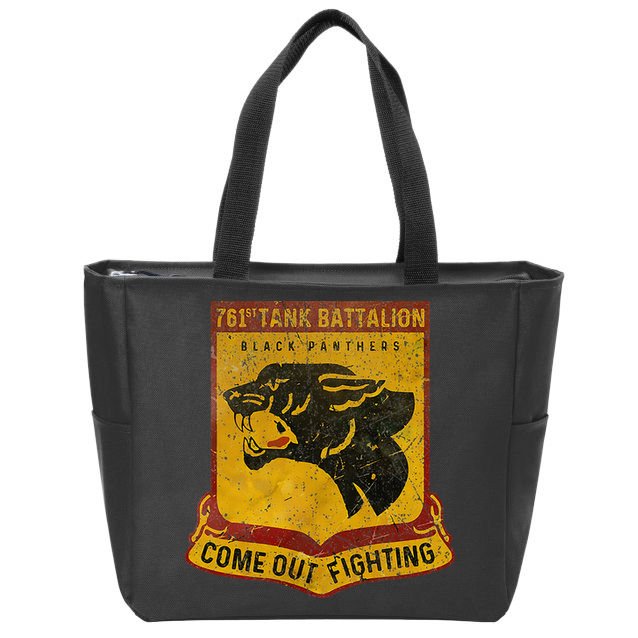 761st Tank Battalion Zip Tote Bag
