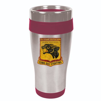 761st Tank Battalion 16oz Travel Tumbler