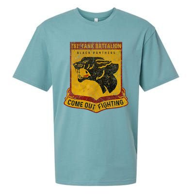 761st Tank Battalion B.L.A.C.K. P.A.N.T.H.Er Sueded Cloud Jersey T-Shirt