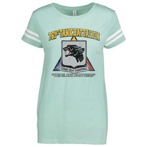 761st Tank Battalion Wwii Black P.A.N.T.H.E.R..S Enza Ladies Jersey Football T-Shirt