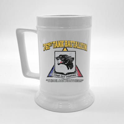 761st Tank Battalion Wwii Black P.A.N.T.H.E.R..S Beer Stein