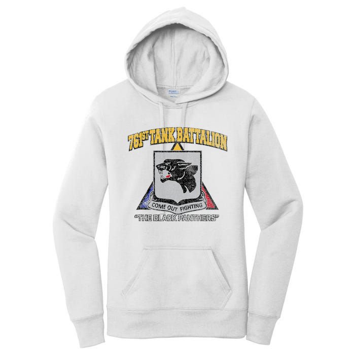 761st Tank Battalion Wwii Black P.A.N.T.H.E.R..S Women's Pullover Hoodie