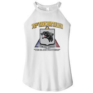 761st Tank Battalion Wwii Black P.A.N.T.H.E.R..S Women's Perfect Tri Rocker Tank