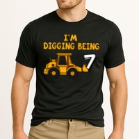 7th Birthday I'm Digging Being Seven Cooling Performance Crew T-Shirt