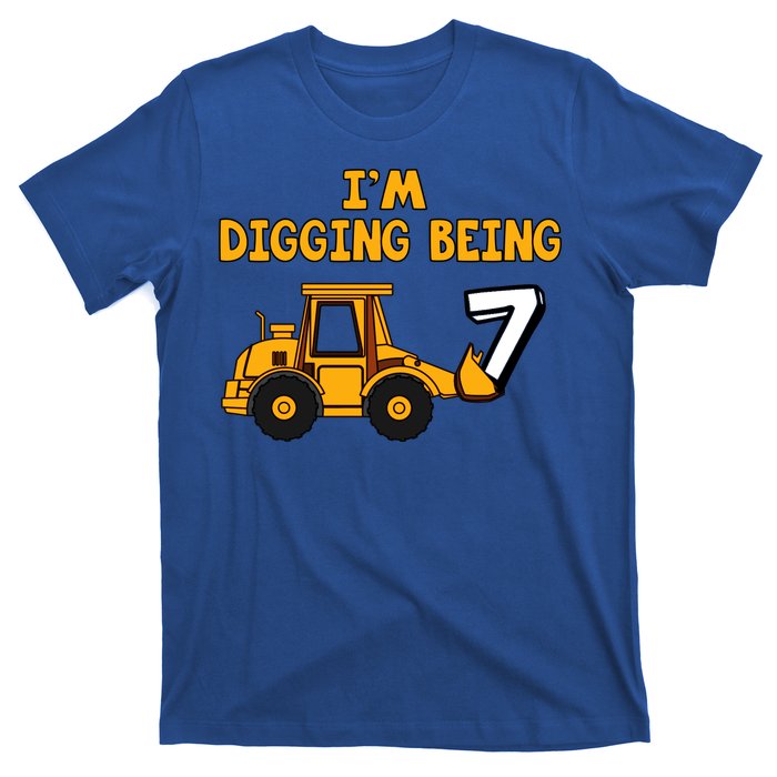 7th Birthday I'm Digging Being Seven T-Shirt