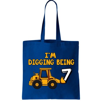7th Birthday I'm Digging Being Seven Bag