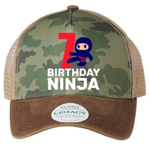 7th Birthday Ninja Legacy Tie Dye Trucker Hat