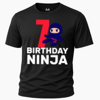 7th Birthday Ninja Cooling Performance Crew T-Shirt