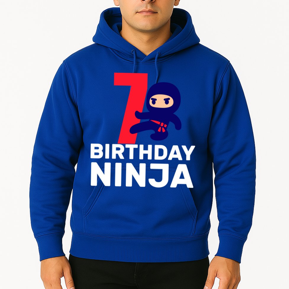 7th Birthday Ninja Hoodie