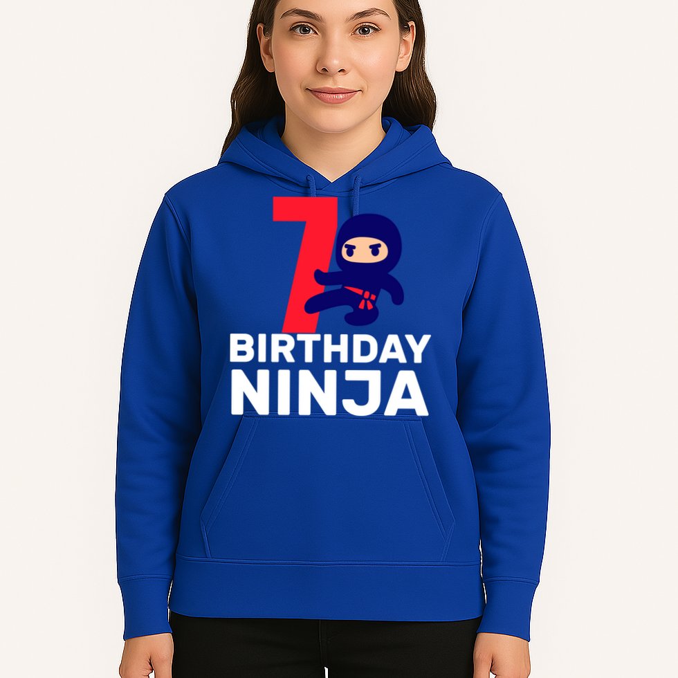 7th Birthday Ninja Hoodie
