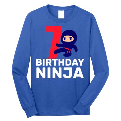 7th Birthday Ninja Long Sleeve Shirt