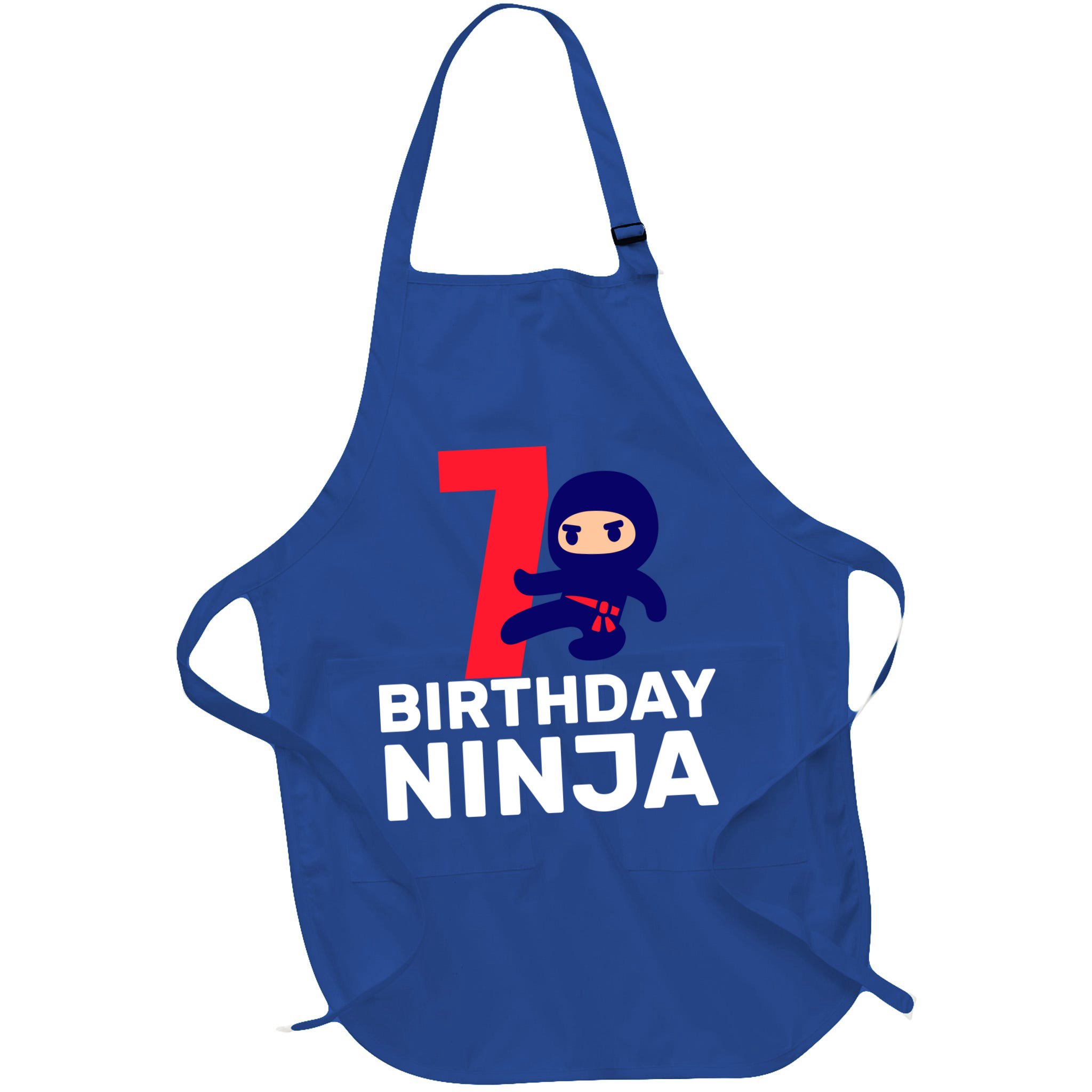 7th Birthday Ninja Apron