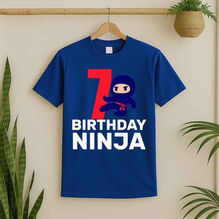 7th Birthday Ninja T-Shirt
