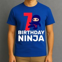 7th Birthday Ninja T-Shirt
