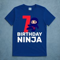 7th Birthday Ninja T-Shirt